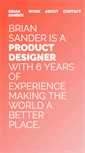 Mobile Screenshot of briansander.com